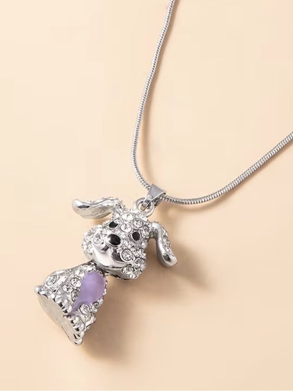 Stylish Elegant Puppy Necklace. - Picture 3 of 7